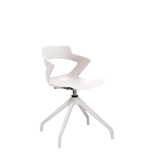 Кресло ZENITH plast white PL68W-4S